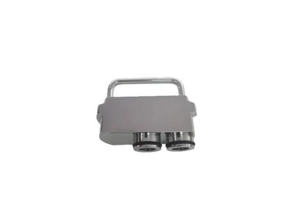 KFC-Bypass-Adapter aus Edelstahl mit Griff und O-Ring-Anschlüssen