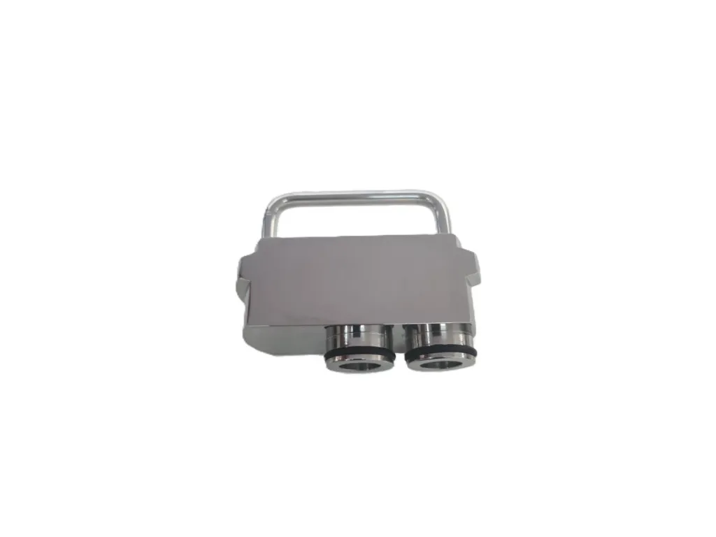 KFC-Bypass-Adapter aus Edelstahl mit Griff und O-Ring-Anschlüssen